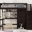 Loft Bed With Bookshelf, Drawers, Desk, And Wardrobe