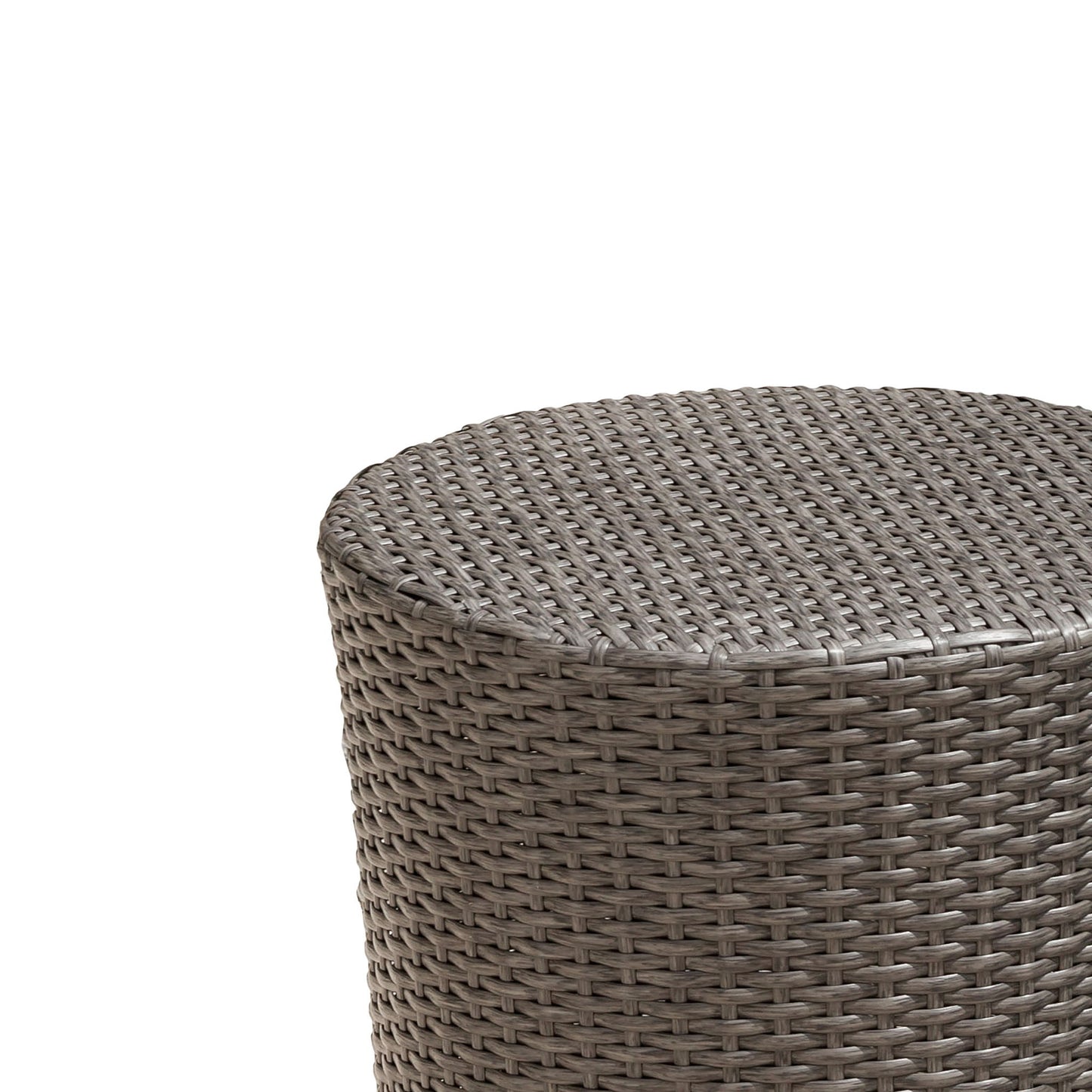 Keaton - Barrel Side Table - Gray