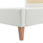 Haley - Upholstered Cane Back Platform Bed