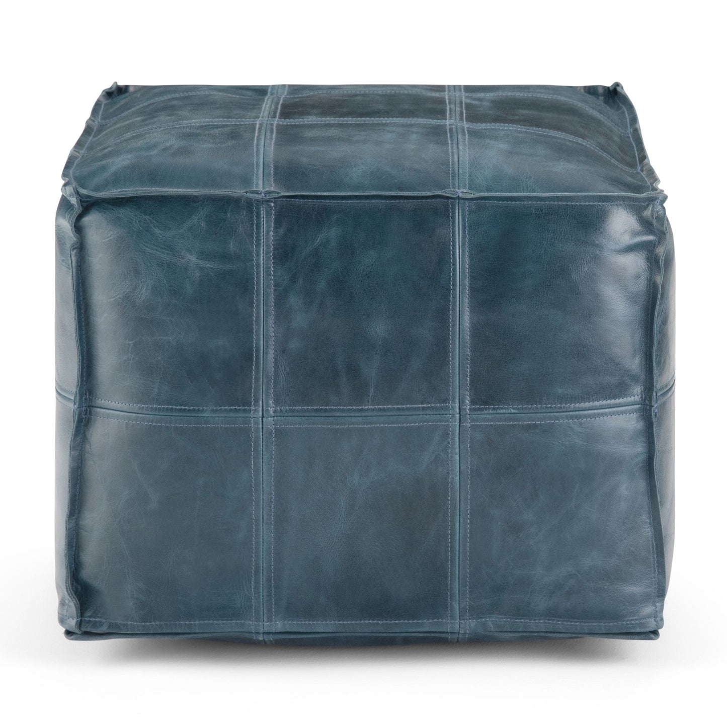 Manning - Square Pouf - Teal