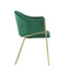 Modern Upholstered Dining Chair With Frame And