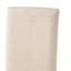 Pertica - Dining Chair Contemporary Design Wood Fabric - Natural