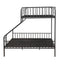 Caius - Twin Long Queen Bunk Bed - Gun