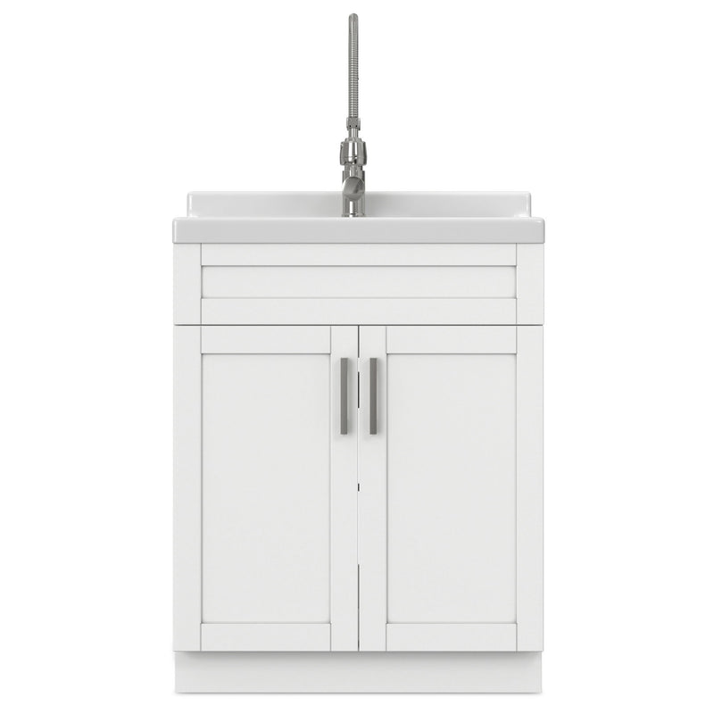 Hennessy - Deluxe Laundry Utility Sink And Cabinet