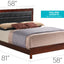 Transitional Modern Design Bed