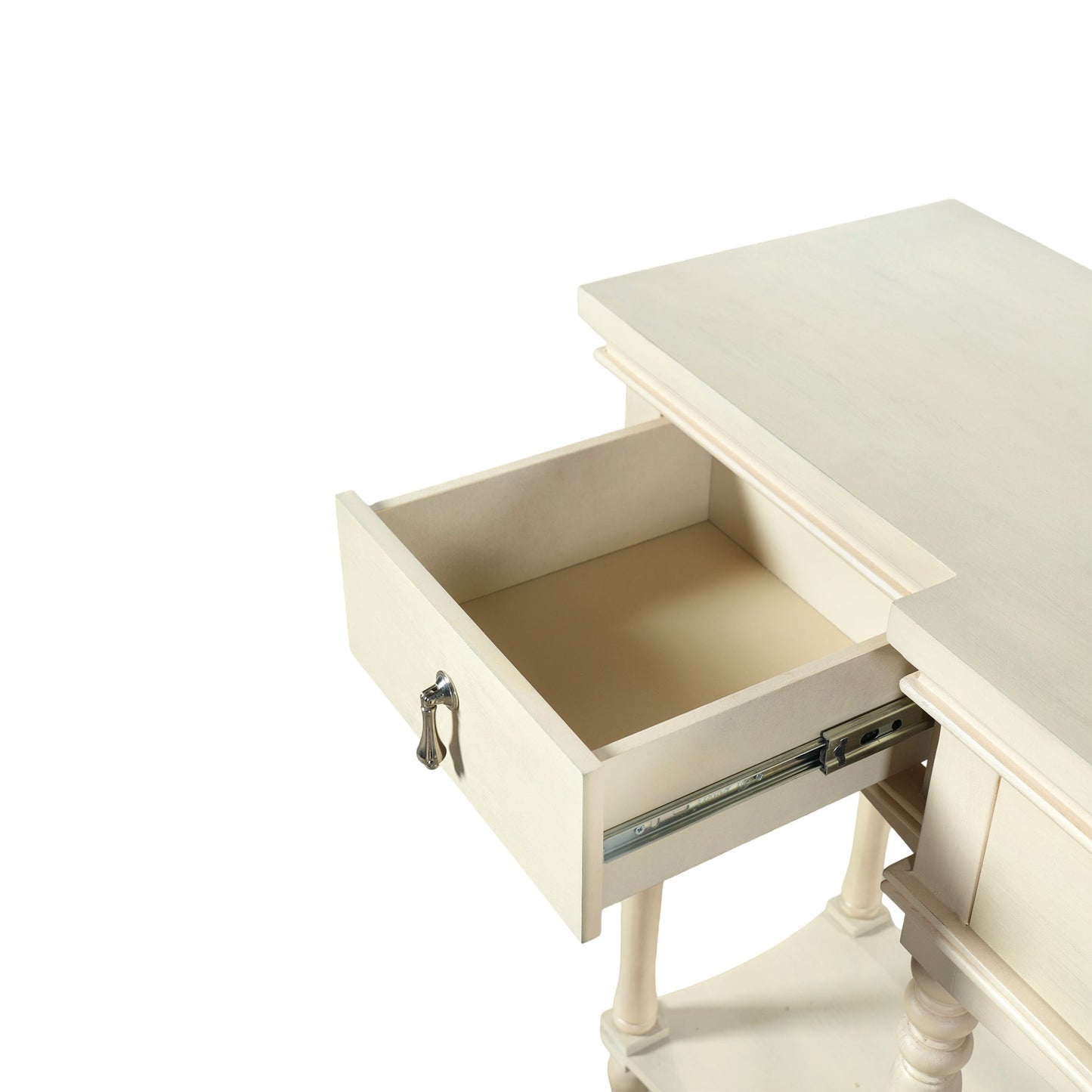 Retro Console Table With 3 Soft Close Drawers