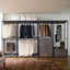 Monica - Modular Design Walk-In Closet System - Rustic