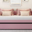 Upholstered Daybed With Ergonomic Design Backrest