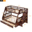Bunk Bed With Drawers, Ladder And Storage Staircase