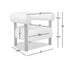 Fuji - Barrel Accent Arm Chair - Ivory White