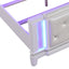 Opium - King Size Tufted Bed - White