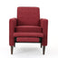 Mid-Century Modern Recliner With Button Tufted Waffle Stitch