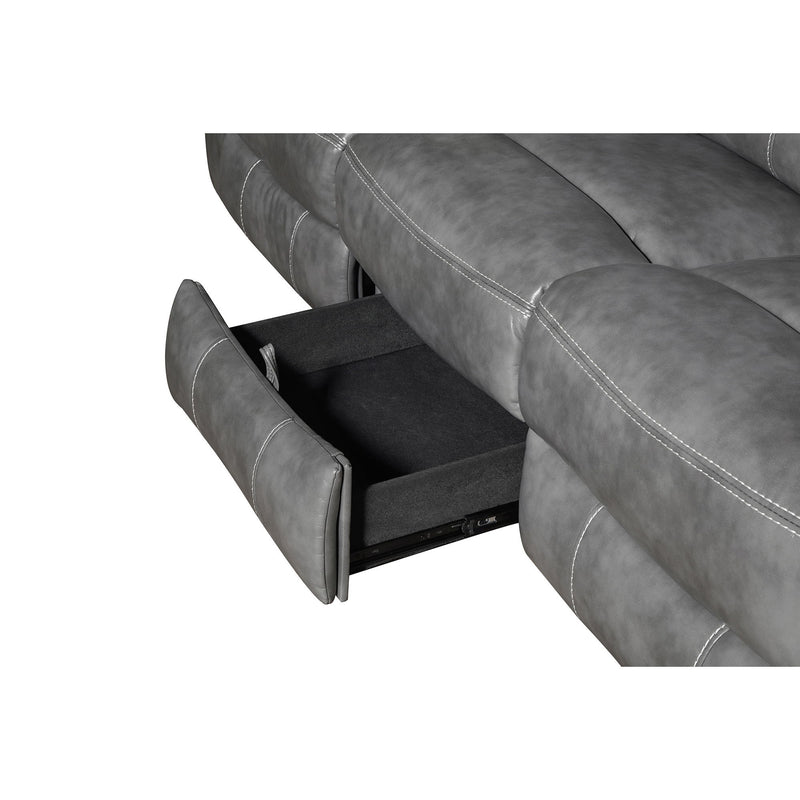 Hudson - Motion Sofa Pillow Top Arms Reclining Comfort - Gray