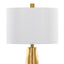 Pompeii - Contemporary Table Lamp - Gold / White
