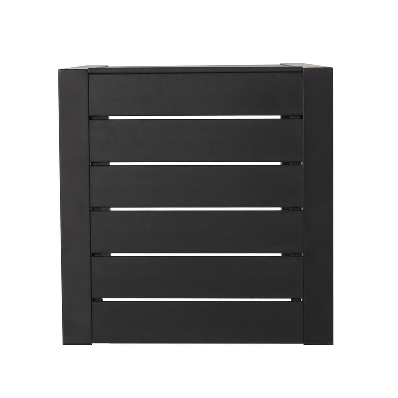 Aluminum Outdoor C - Shaped Side Table For Patio