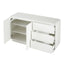 Sideboard, Wide Storage With 2 Doors And 3 Drawers