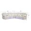 Lacrosse - Power Reclining Sectional Sofa & Bluetooth Speakers, LED Lights, Console Storage, Cup Holders And USB Charging - Beige