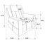 Slater - Upholstered Recliner Chair With Manual Recline - Taupe