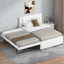 Upholstered Platform Bed With Multifunctional Trundle