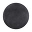 Outdoor Lightweight Concrete End Table With Natural Texture - Matte Black