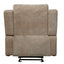 Upholstered Manual Recliner Chair With 3 Adjustable Backrest Positions