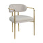 Zayn - Arm Chair (Set of 2) - Beige / Gold
