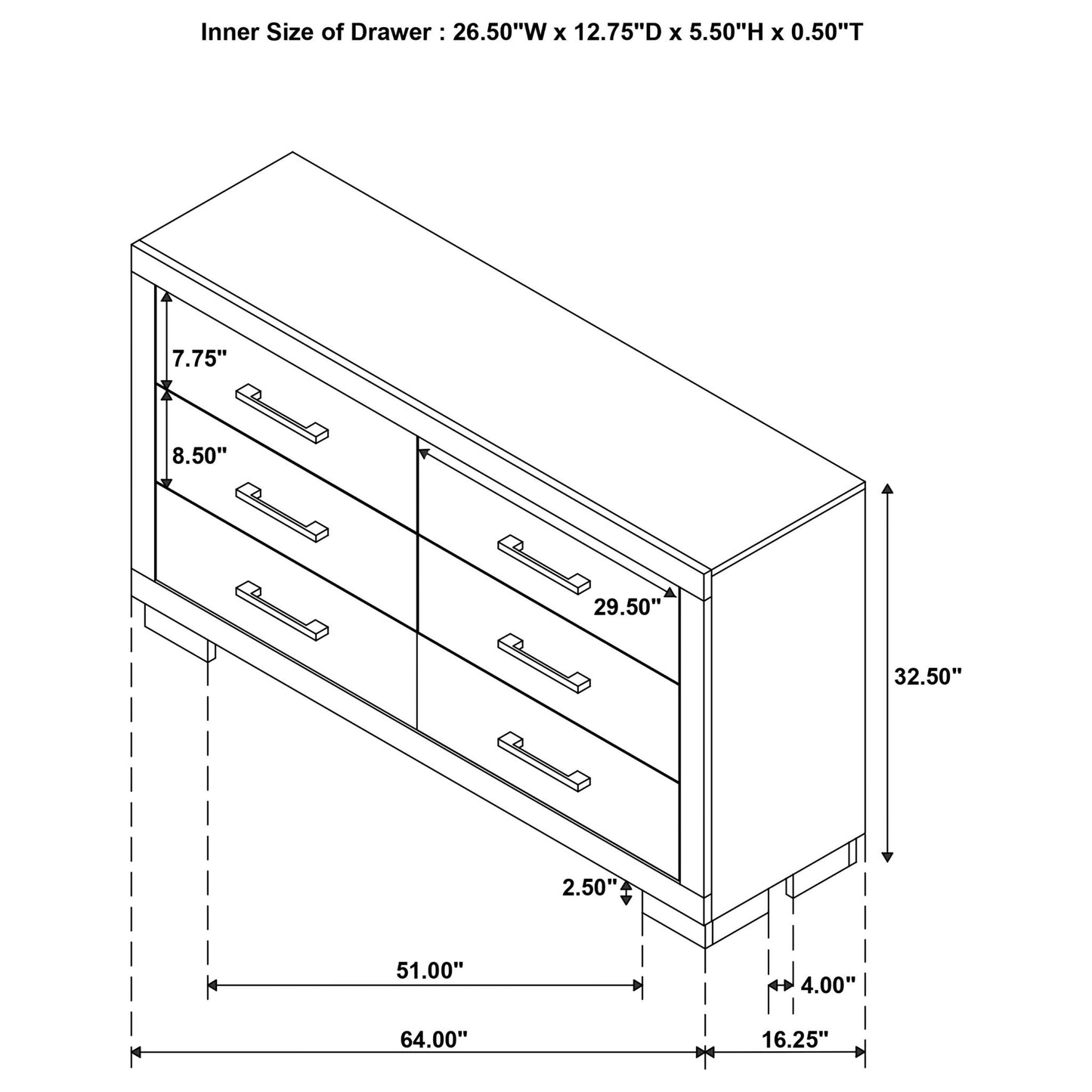 Tokyo - LED Bedroom Set