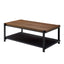 Linea - 3 Piece Occasional Set (1 Coffee & 2 End Tables) - Black / Brown