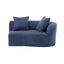 Elegant Curved Sectional Sofa With Full Foam Comfort