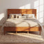 Classic Platform Bed Frame With Panel Headboard