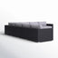 Luxurious Wicker Patio Sectional With Weather Resistant Sunbrella Cushions