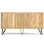 Hunter - 3 Door Sideboard Buffet With Hairpin Legs - Natural