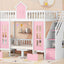 Twin Over Twin Bunk Bed With Changeable Table, Bunk Bed Turn Into Upper Bed And Down Desk