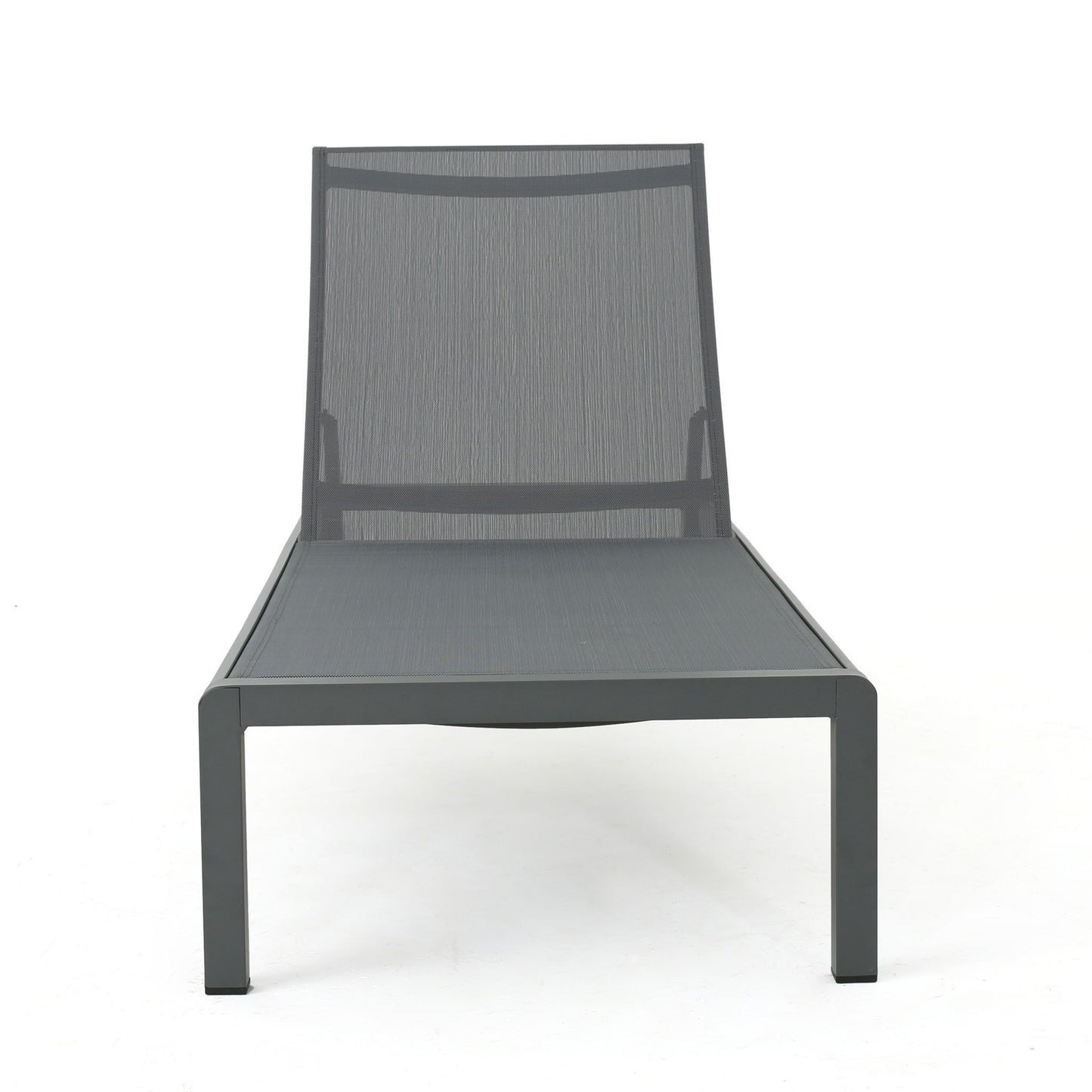 Outdoor Patio Chaise Lounge With 5 Reclining Positions