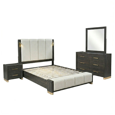 Clifton - Bedroom Set With Upholstered Headboard