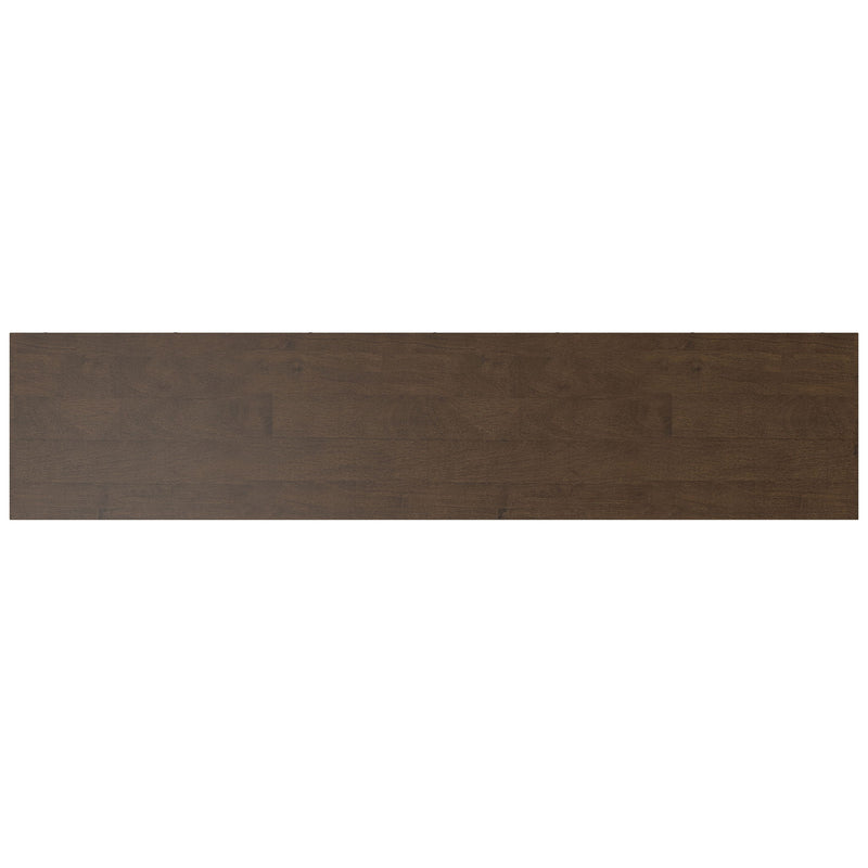 Banting - Low Wide Bookcase - Walnut Brown
