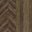Chase - 2 Door Console With Herringbone Design - Oak