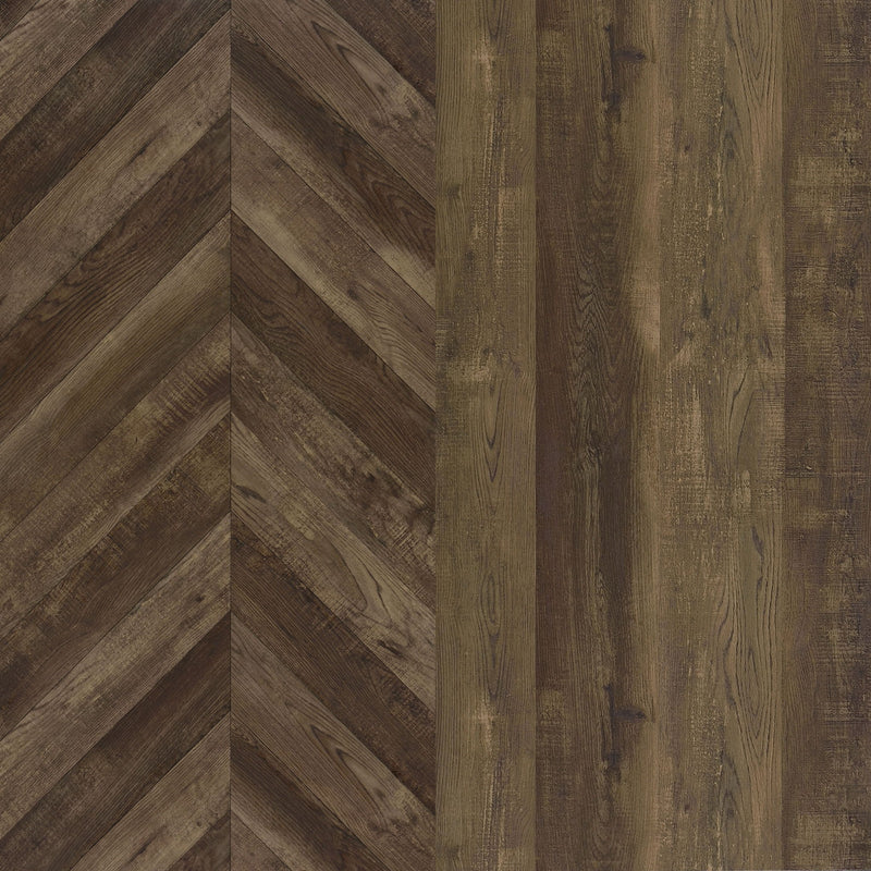 Chase - 2 Door Console With Herringbone Design - Oak