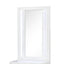 Abigale - Nightstand Top Mirror With LED Lighting (Only Mirror Top) - White
