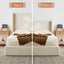 Carmen - King Size Upholstered Wingback Bed - Ivory