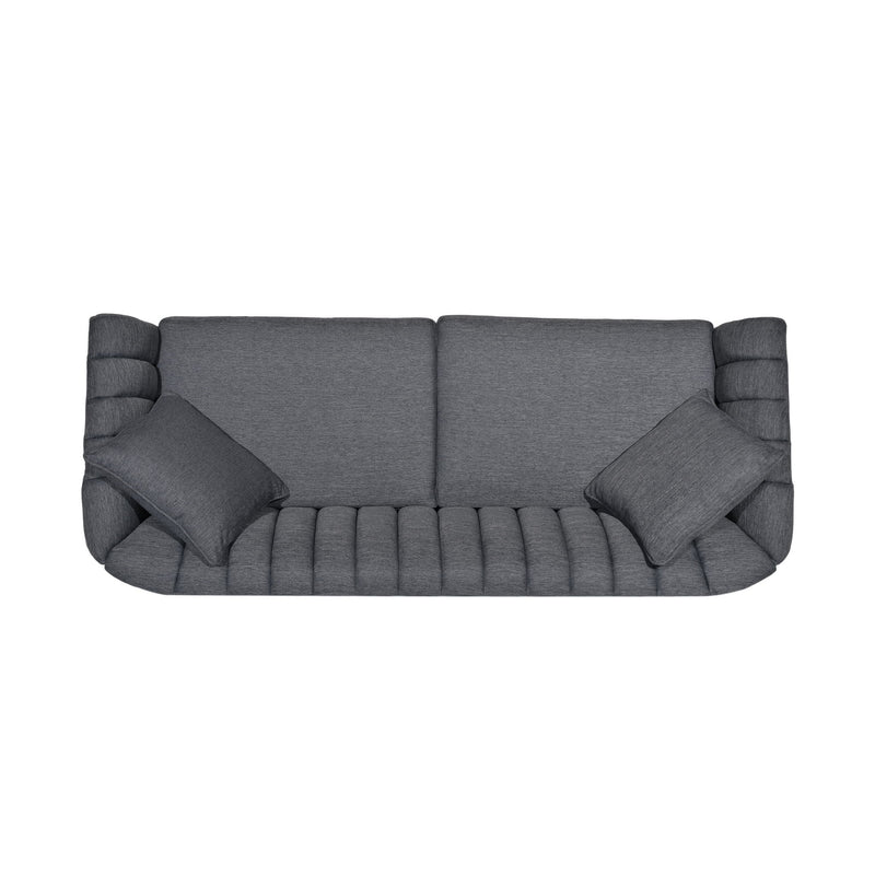 Contemporary 3 Seater Sofa With Accents