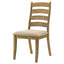 Sammy - Dining Side Chair (Set of 2) - Brown / Beige