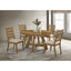 Sammy - Dining Side Chair (Set of 2) - Brown / Beige