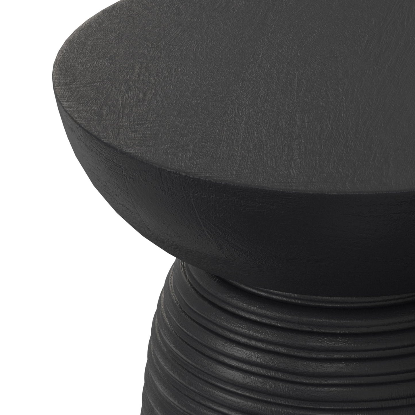Boyd - Ribbed Accent Table - Black