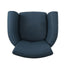 Elegant Club Chair With Nailhead Trim And Birch Wood Legs