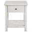 Castleton - 1 Drawer Wood End Table With Shelf
