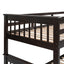 Stairway Bunk Bed With Storage And Guard Rail For Bedroom