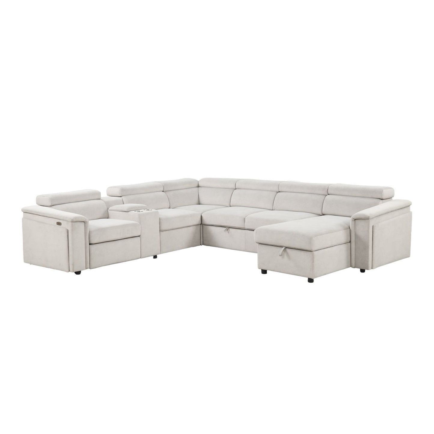 Harvey - Power Recliner Sleeper Sectional