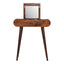 Mini Round Fold Vanity - Chestnut
