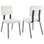 Bixby - Upholstered Dining Side Chair (Set of 2) - White